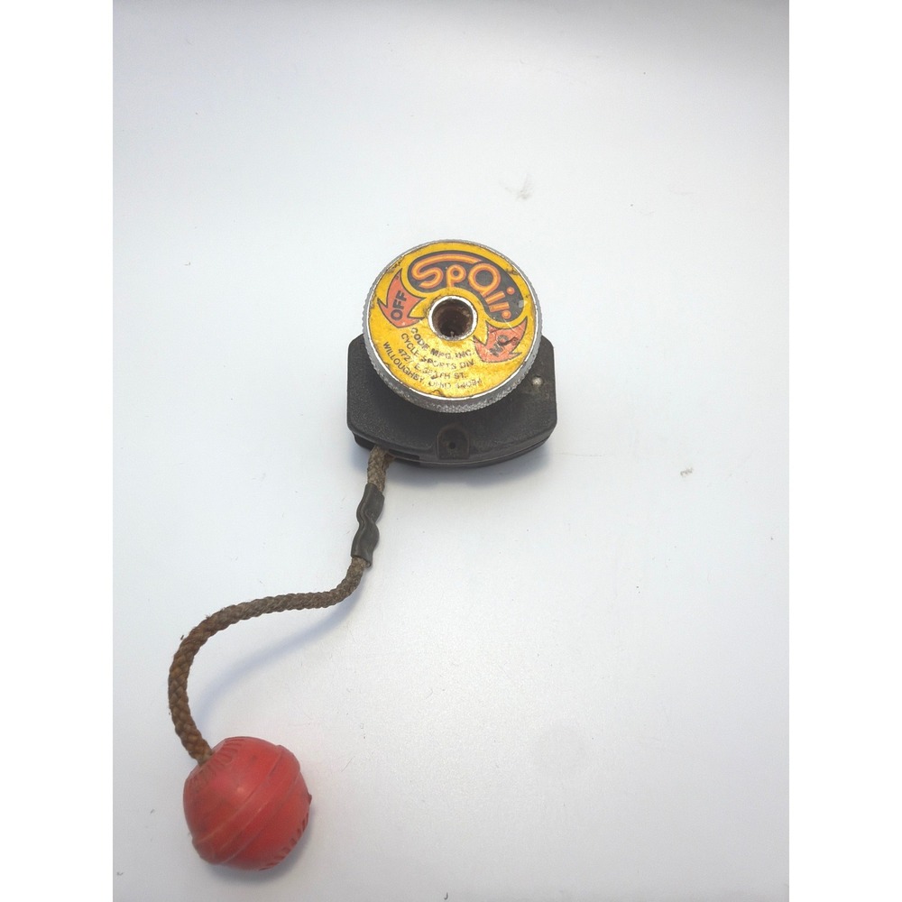 Vintage Spoiler Emergency Kill Switch Code Mfg Cycle Sports Roberts Valve 840 AM